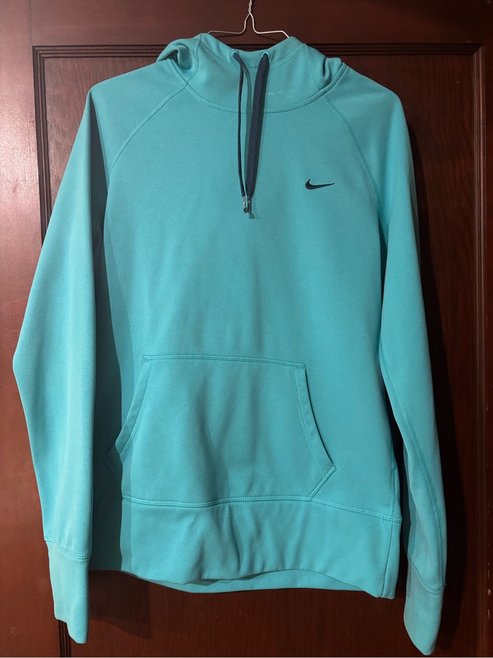 Nike Women's Teal Therma-Fit Hoodie with Pocket